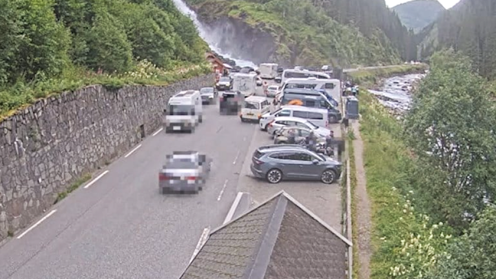 Verkehrschaos.
