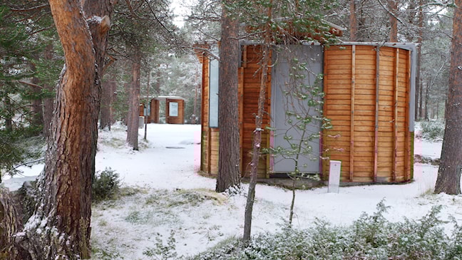 Upgraded service building, new rest area furniture and two cyclists’ shelters.