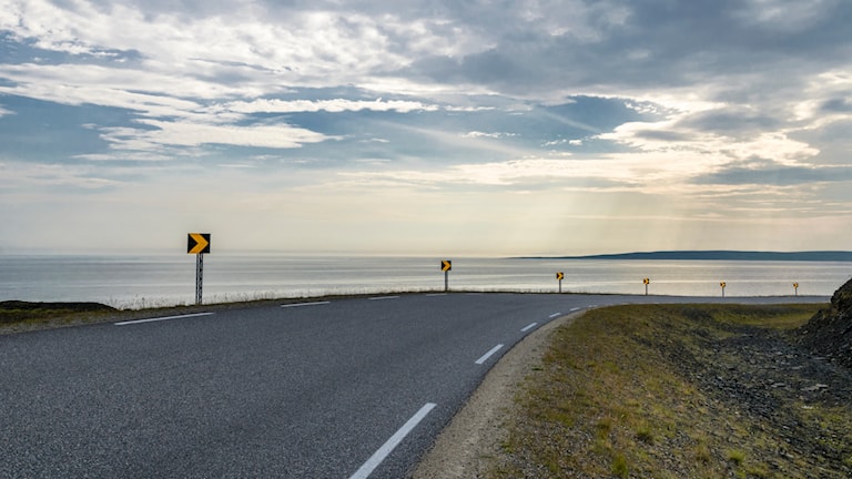 Veien ut mot storhavet i horisonten