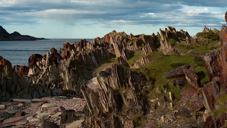 Hamningberg. Norwegische Landschaftsroute Varanger.