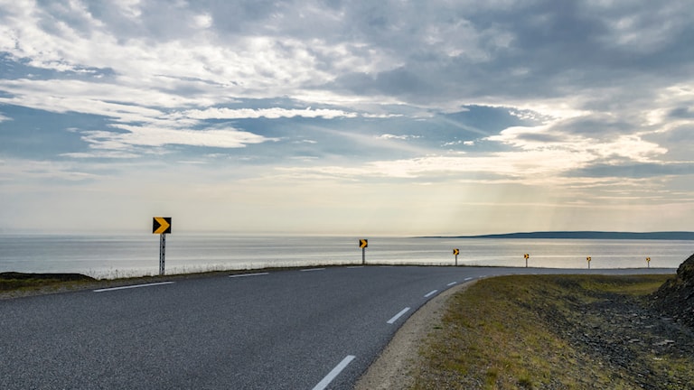 Skallelv. Norwegische Landschaftsroute Varanger.