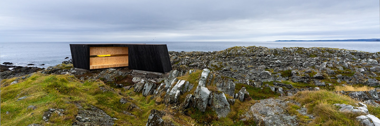 Vogelbeobachtungsposten Hamningberg. Foto: Frid-Jorunn Stabell, Statens vegvesen