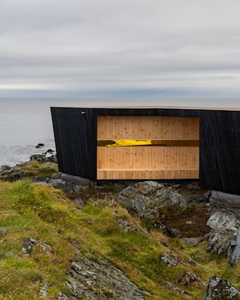 Vogelbeobachtungsposten Hamningberg. Foto: Frid-Jorunn Stabell, Statens vegvesen
