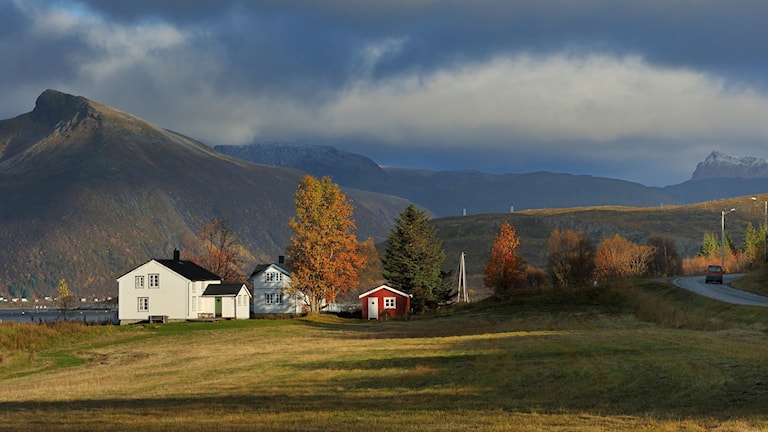 Finnsæter, Norwegische Landschaftsroute Senja. 