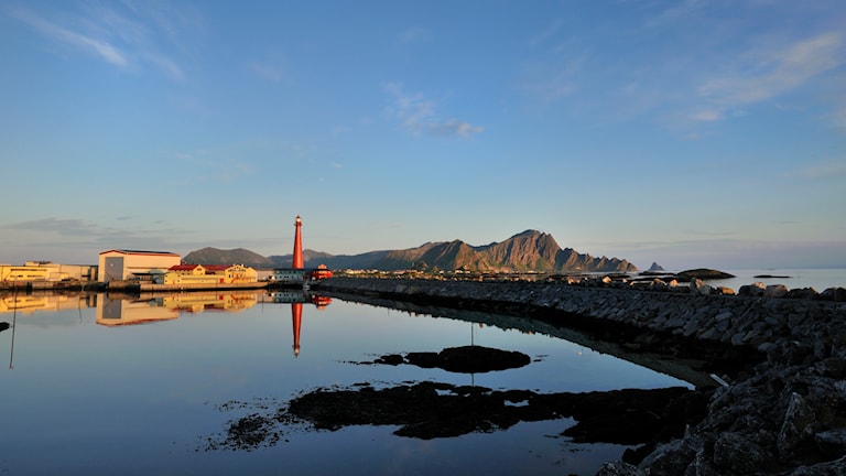 Andenes. Norwegische Landschaftsroute Andøya.