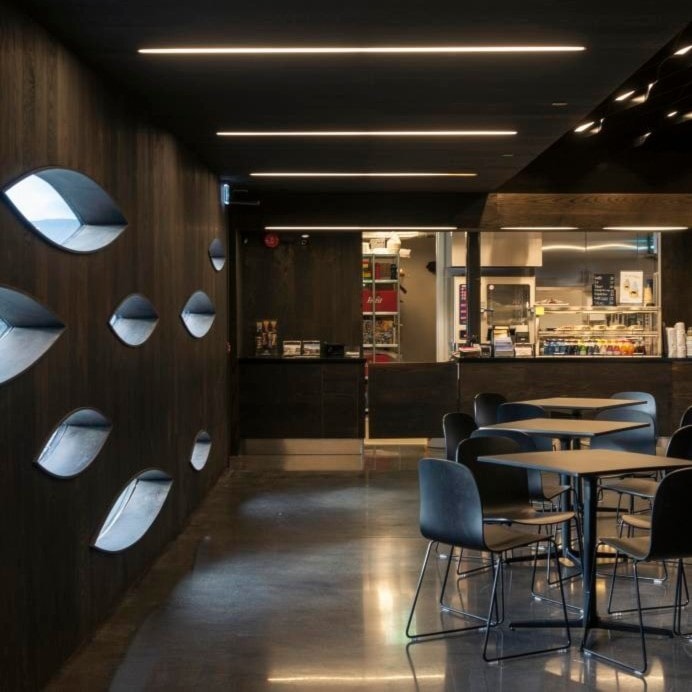 Interior from the cafe