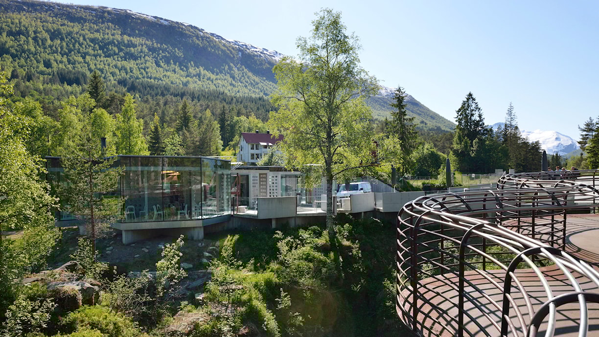 Gudbrandsjuvet. Norwegische Landschaftsroute Geiranger - Trollstigen.