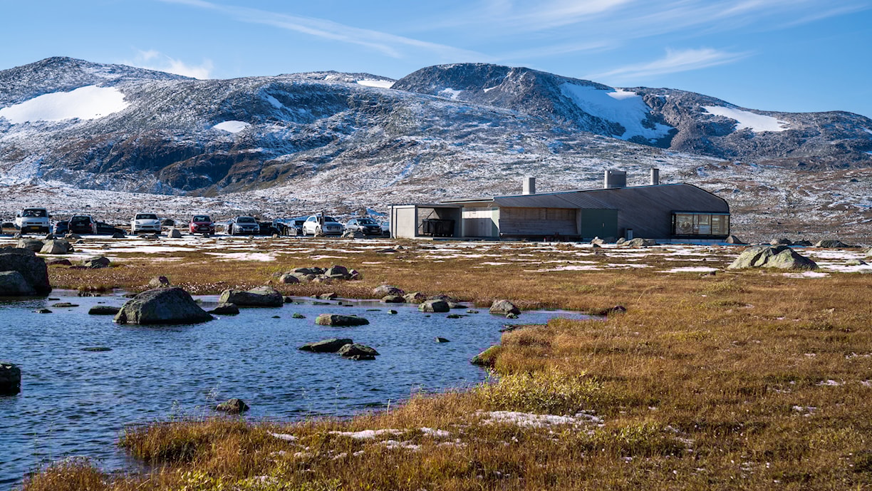 Flye 1389. Norwegische Landschaftsroute Valdresflye.