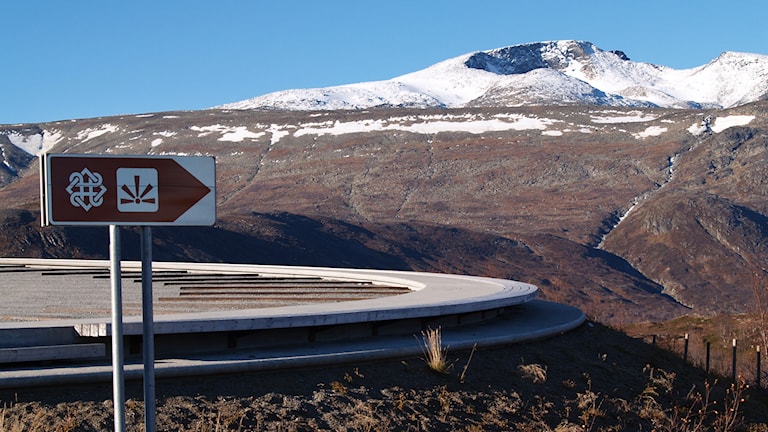 Steinplassen. Norwegische Landschaftsroute Valdresflye.