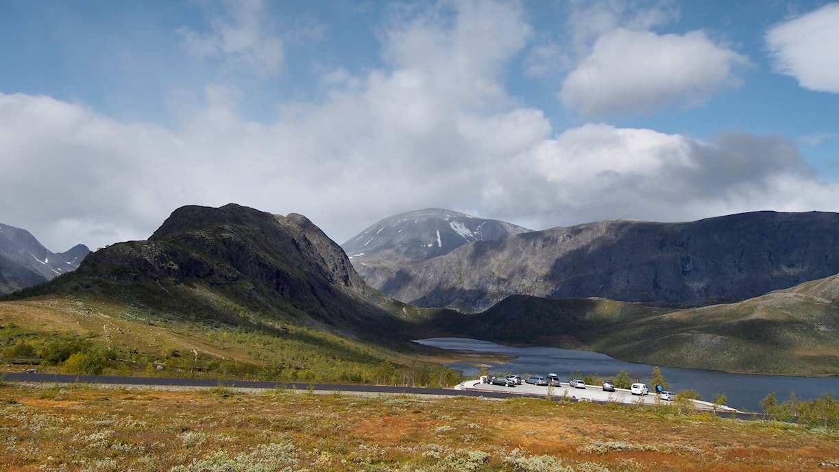 Flye 1389. Norwegische Landschaftsroute Valdresflye.
