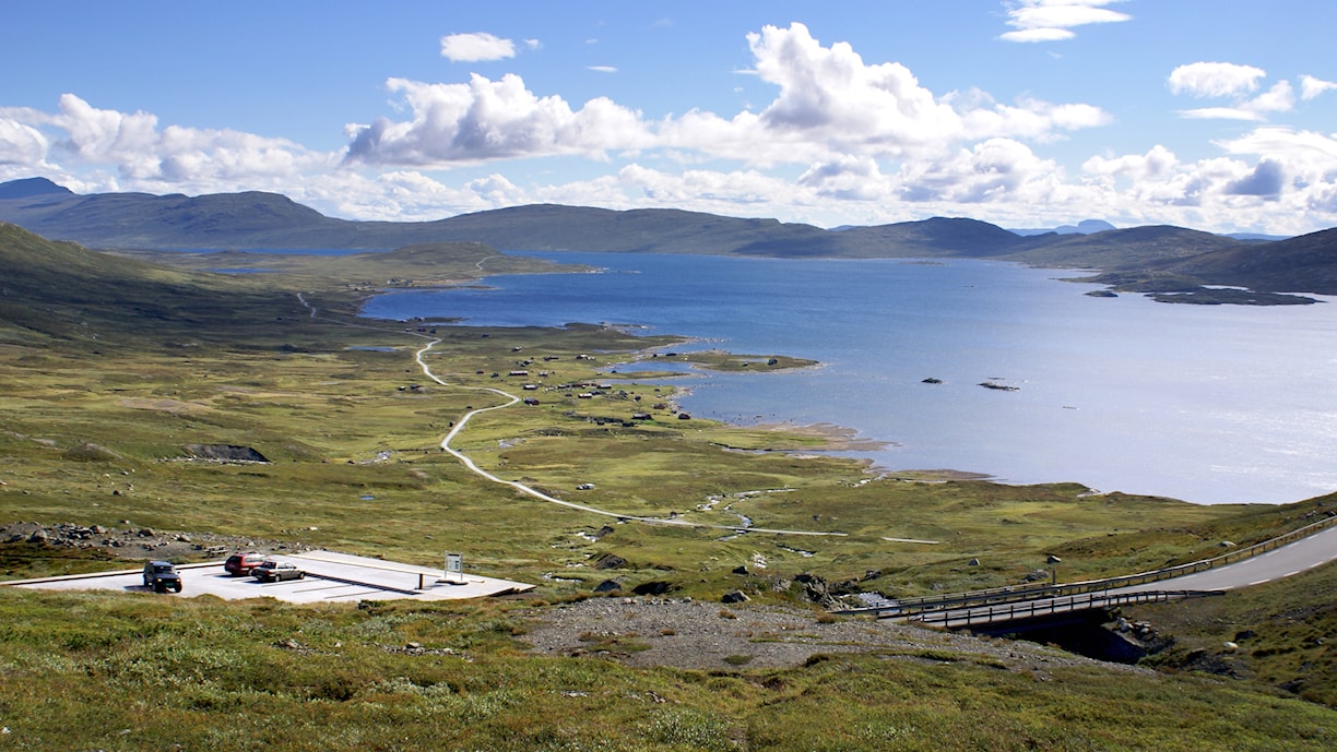 Norwegische Landschaftsroute Valdresflye.