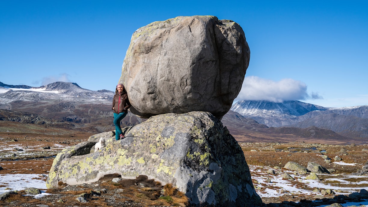 Rjupa. Norwegische Landschaftsroute Valdresflye.