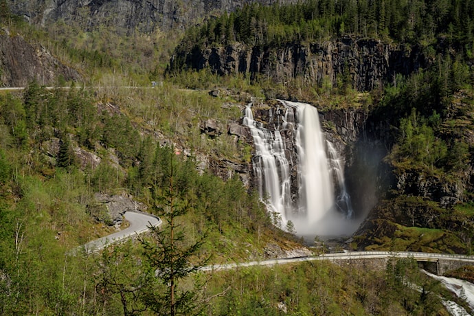 Skjervsfossen.